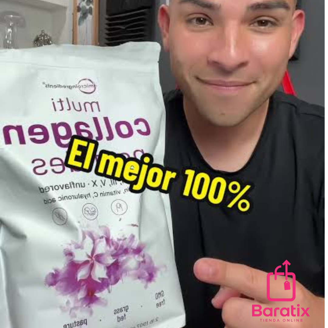 Multi Colágeno Hidrolizado Micro Ingredients (5 Tipos + Biotina)