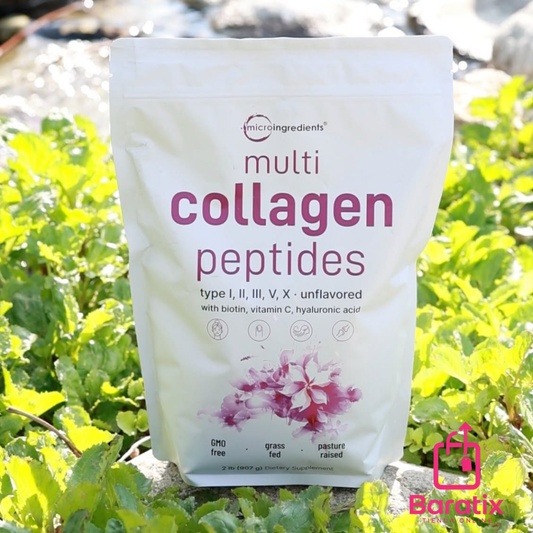 Multi Colágeno Hidrolizado Micro Ingredients (5 Tipos + Biotina)